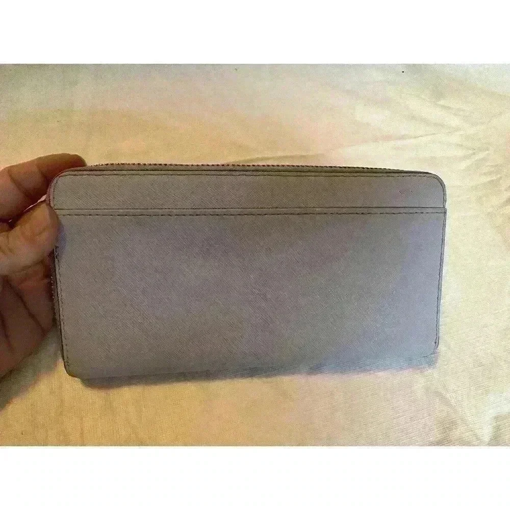 Kate Spade Womens Purple California Dreaming Surf Van Make It Mine Large Wallet